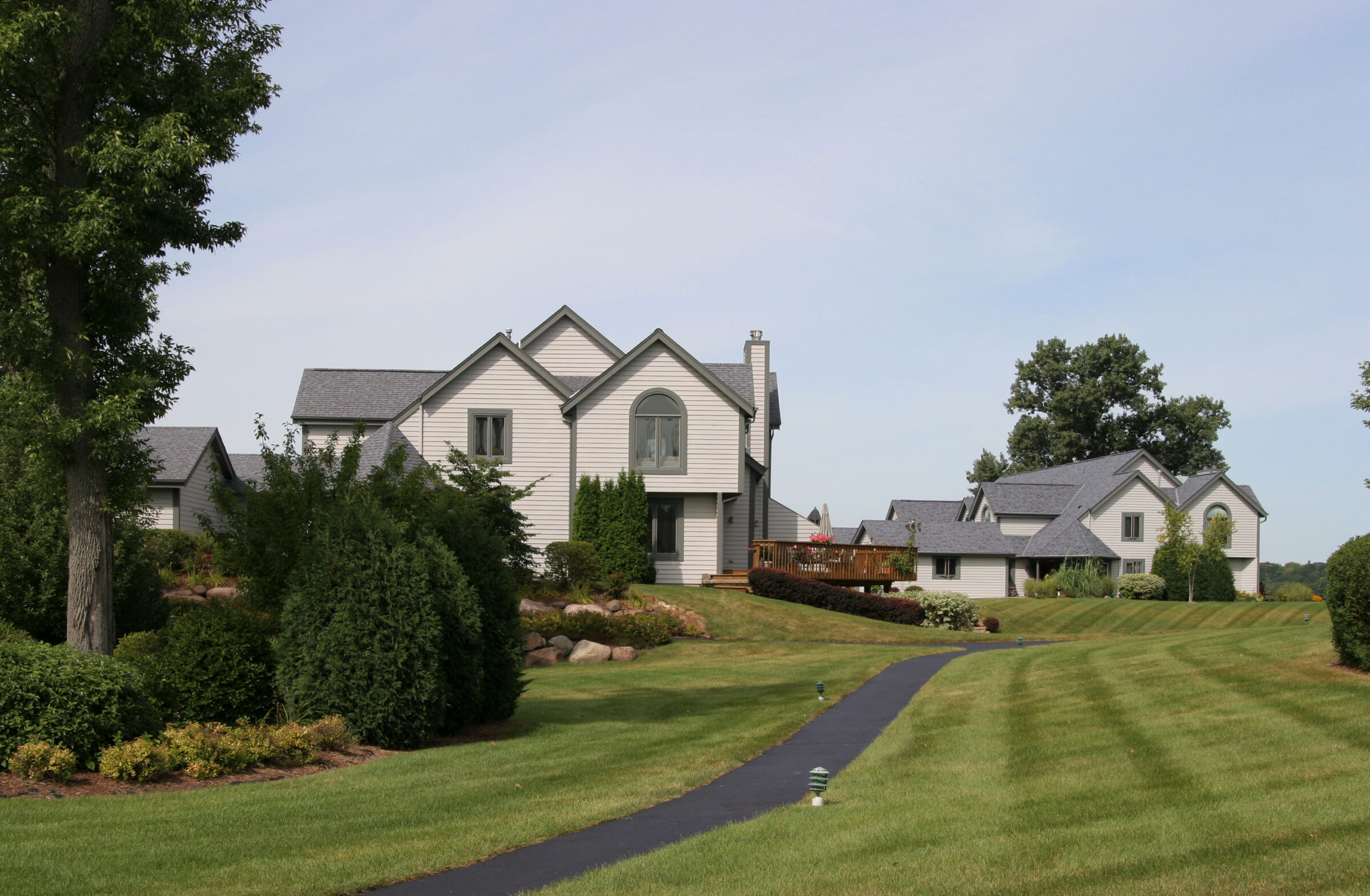 Condos in a suburban area