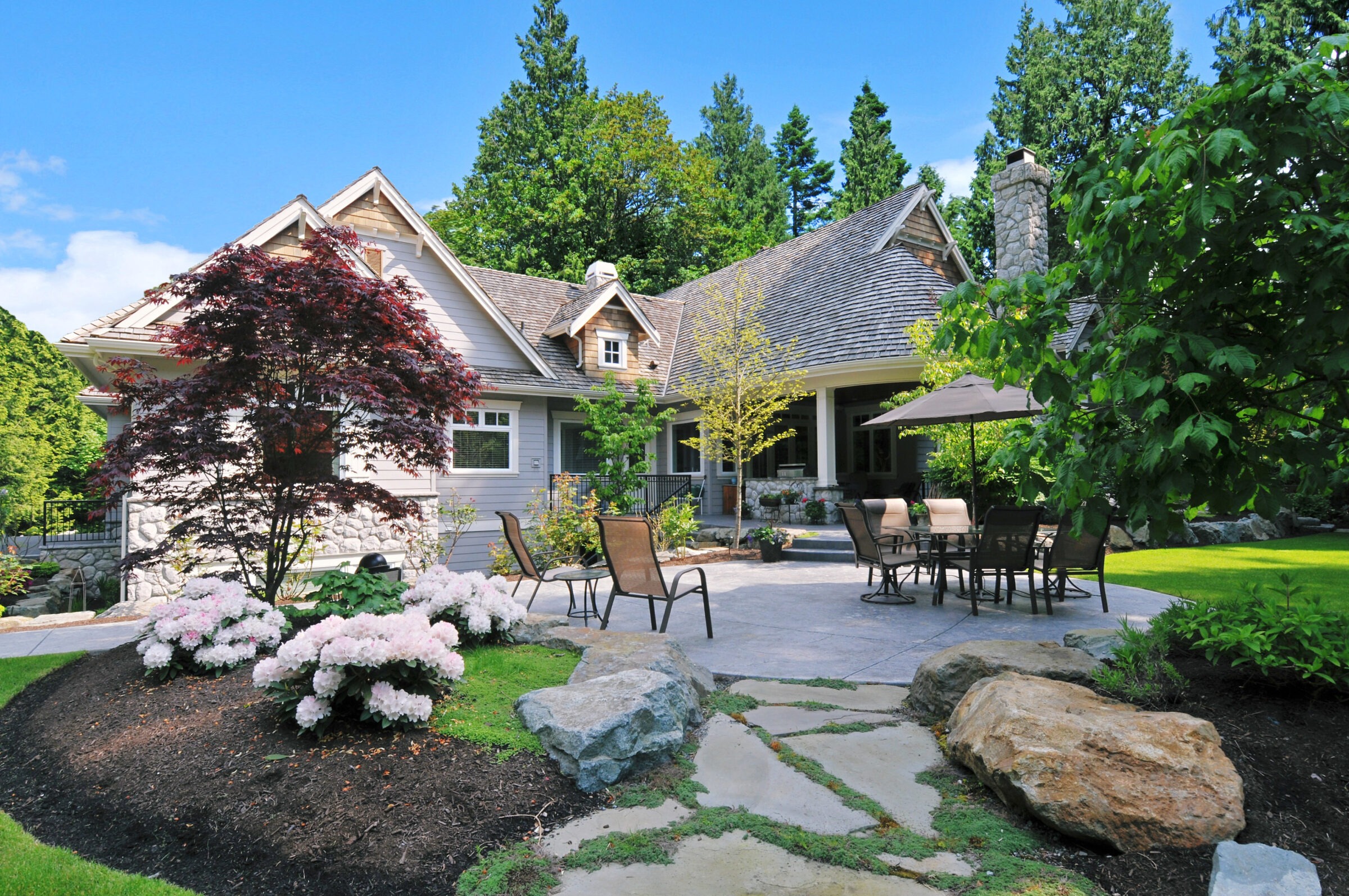 Beautiful Landscaped Yard