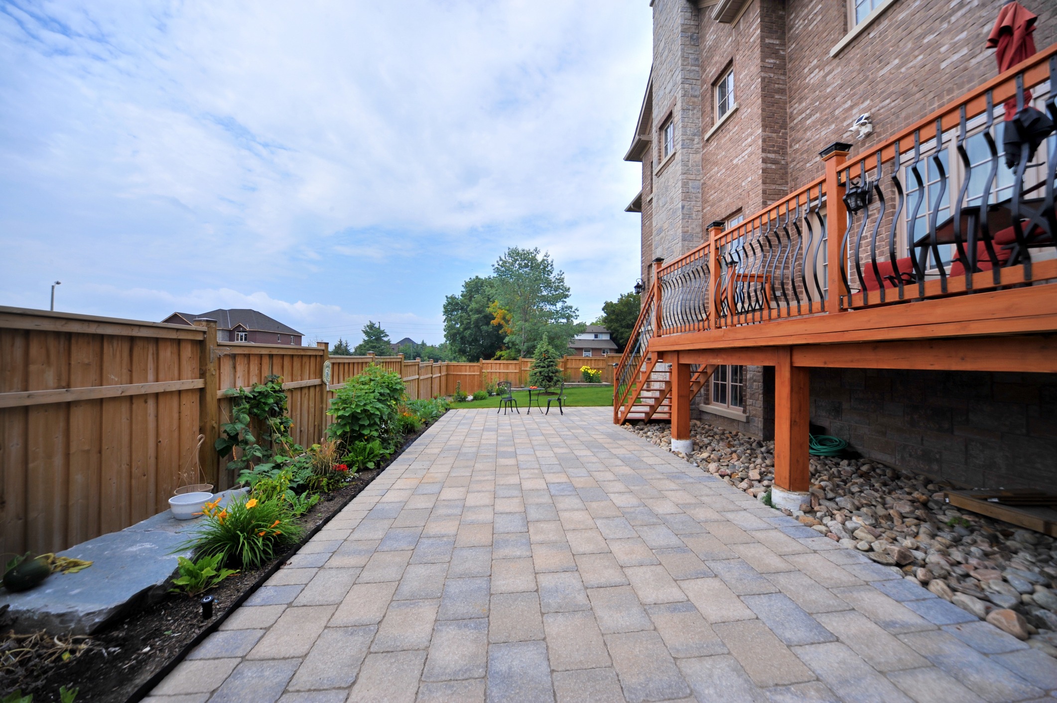 backyard deck